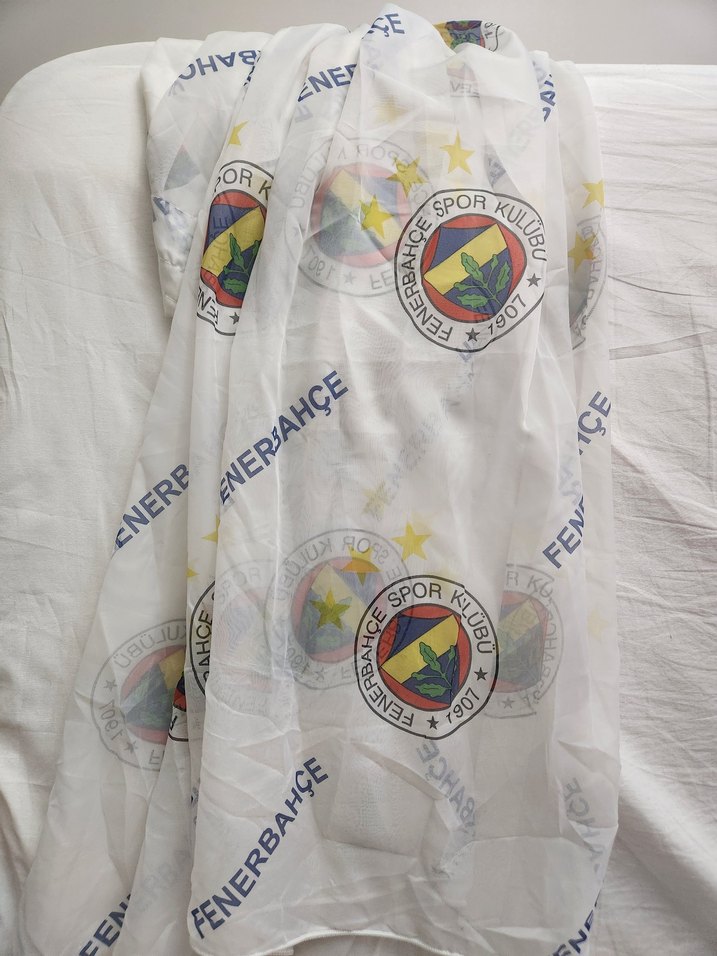 Beyaz Fenerbahçe Baskılı Çocuk odası perdesi - Görsel 2