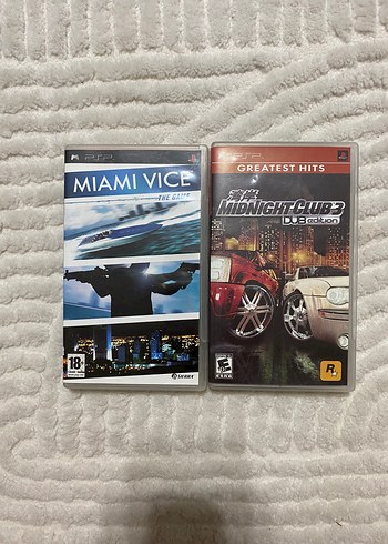 Miami Vice ve Midnight Club 3 PSP Oyunları