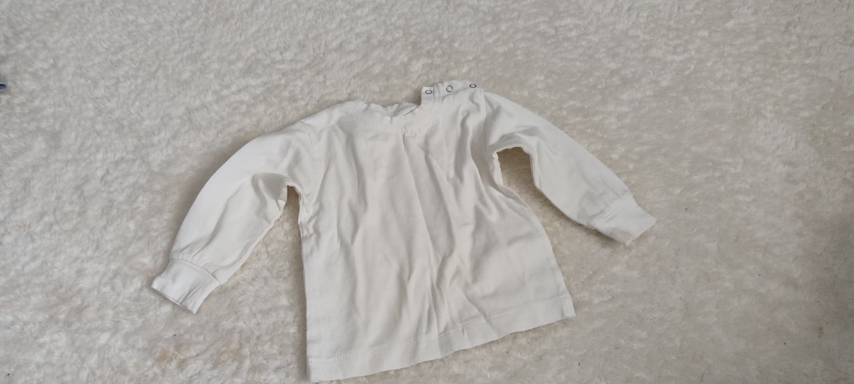 Beyaz Bebek Uzun Kollu Atlet - Görsel 2