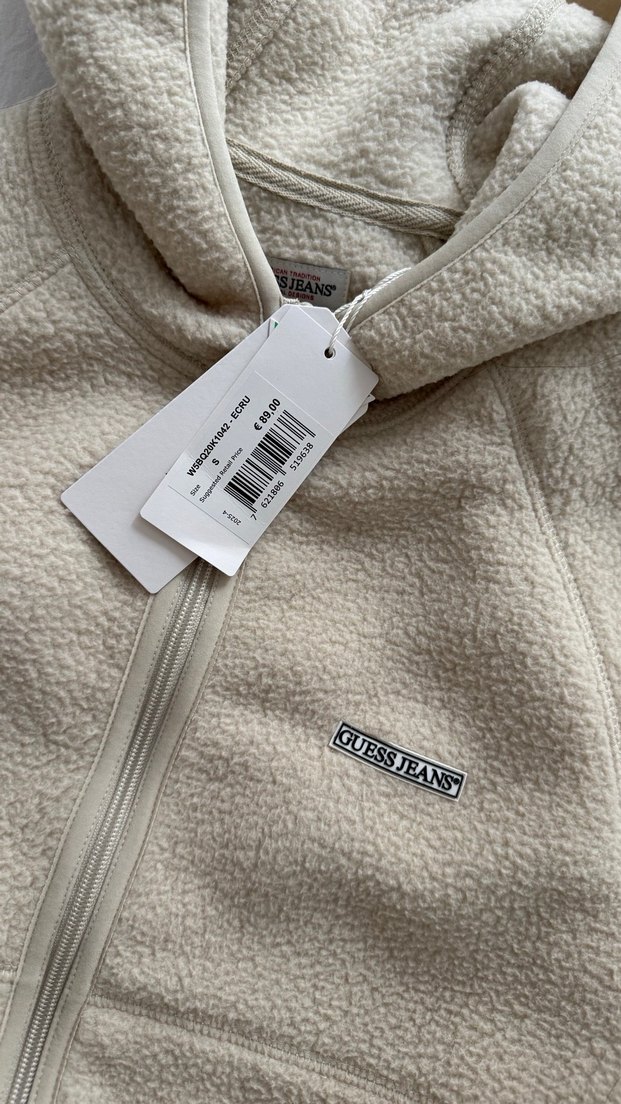 Guess Kapüşonlu Fermuarlı Ceket - Görsel 3