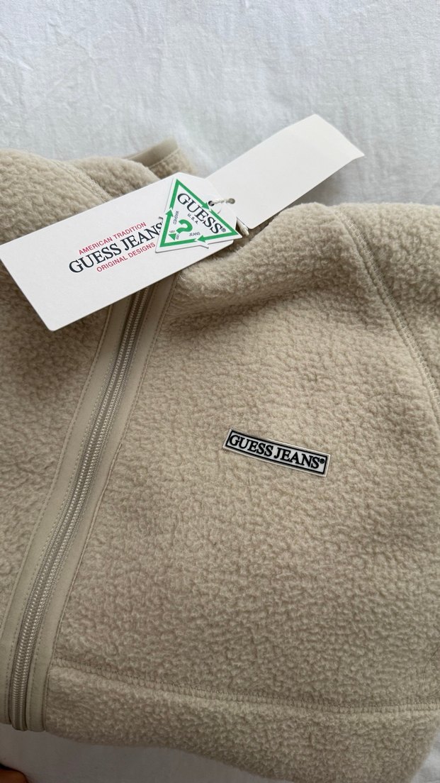 Guess Kapüşonlu Fermuarlı Ceket - Görsel 5