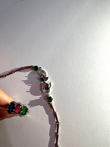 Gümüş bileklik yüzük - Görsel 3