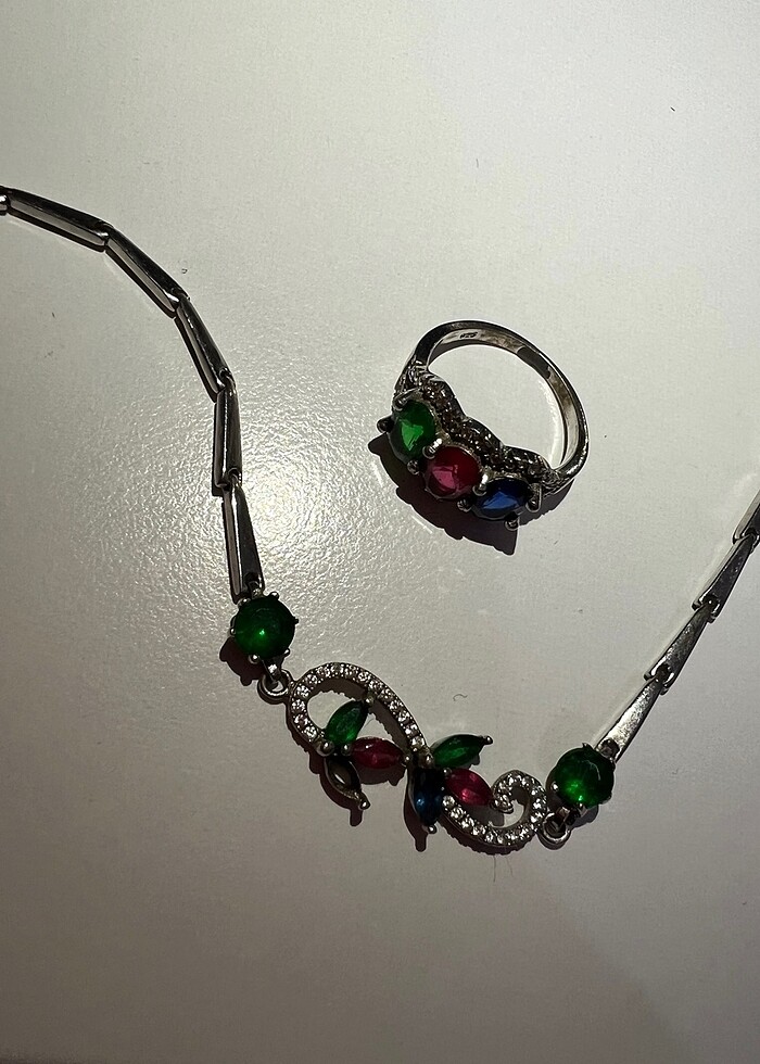 Gümüş bileklik yüzük - Görsel 2