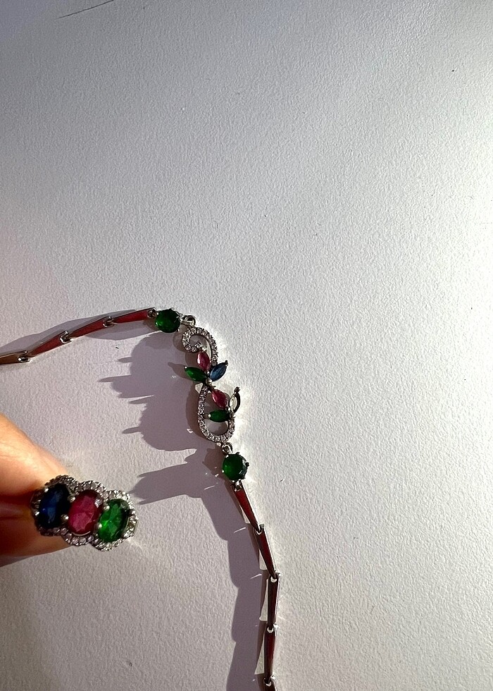 Gümüş bileklik yüzük - Görsel 3