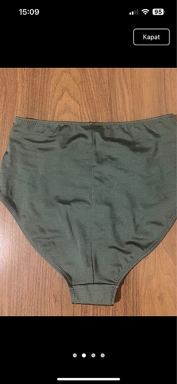 H&M Yeşil bikini altı yüksel bel