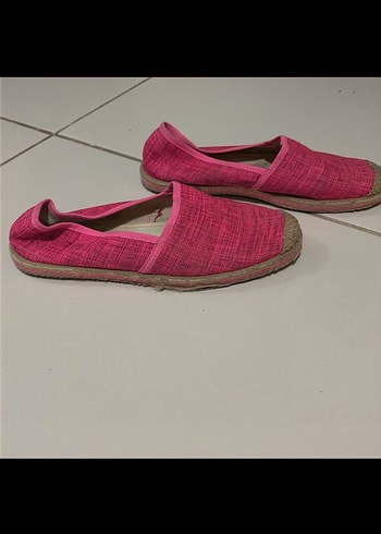 Pembe Kadın Espadril - Görsel 2