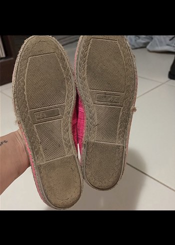 Pembe Kadın Espadril - Görsel 3