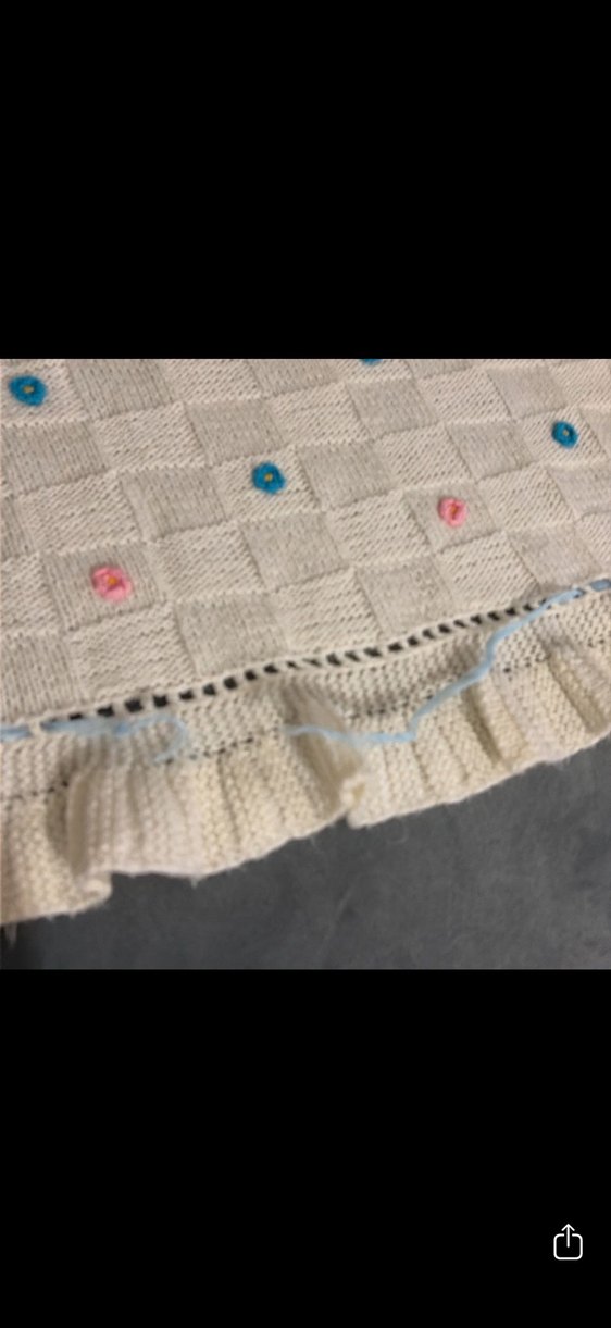 El Örgüsü Bebek Battaniyesi - Görsel 4