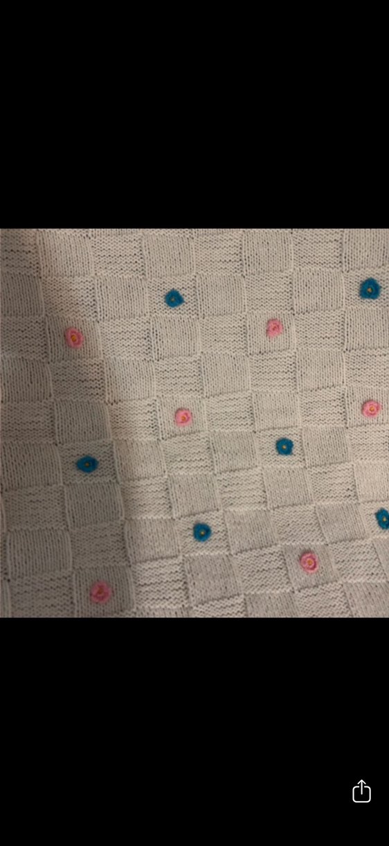 El Örgüsü Bebek Battaniyesi - Görsel 2