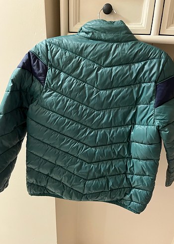 Erkek Çocuk Haki Fermuarlı Kışlık Mont - Görsel 3