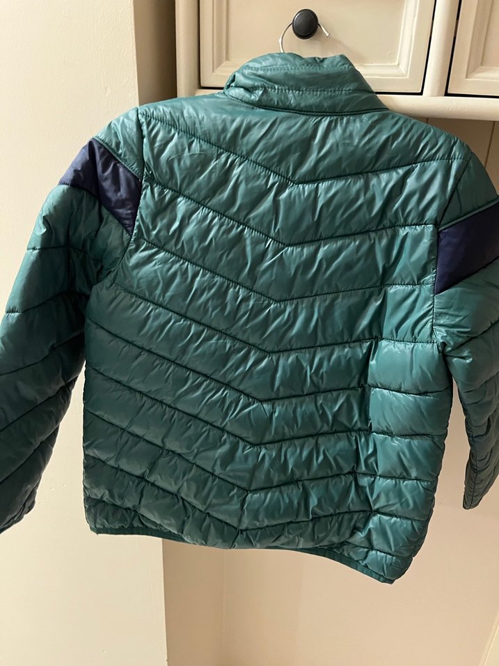 Erkek Çocuk Haki Fermuarlı Kışlık Mont - Görsel 3