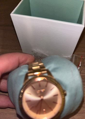 Esprit kadın bakır saat - Görsel 4