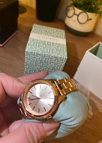 Esprit kadın bakır saat - Görsel 10