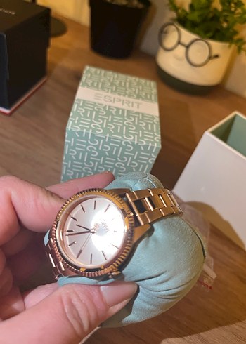 Esprit kadın bakır saat - Görsel 9