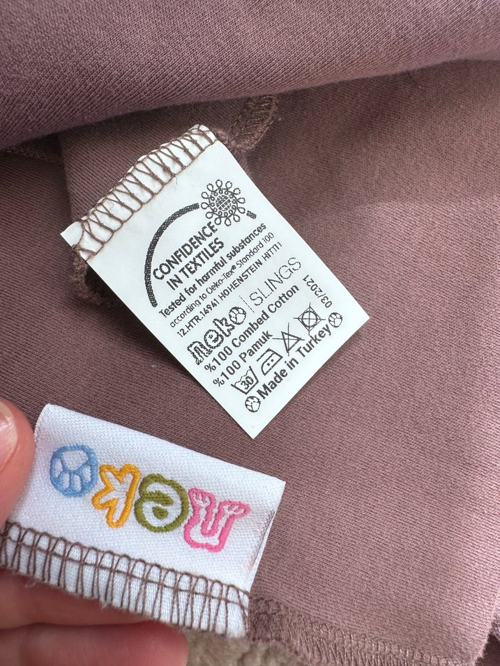 Neko Marka Vizon Renk Bebek Sling - Görsel 3