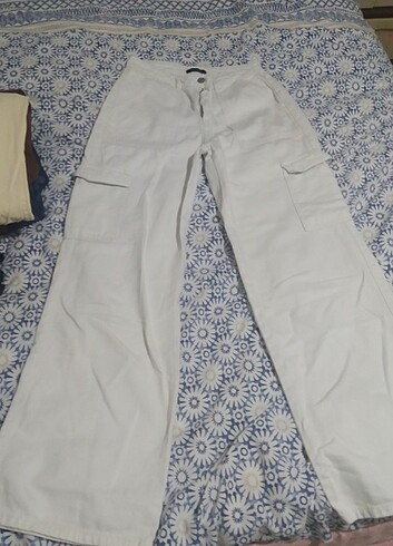 Trendyol & Milla beyaz kargo jean
