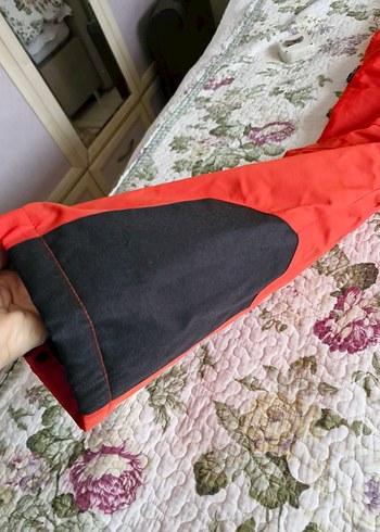 Erkek Kırmızı Fermuarlı Kayak Pantolonu - Görsel 2