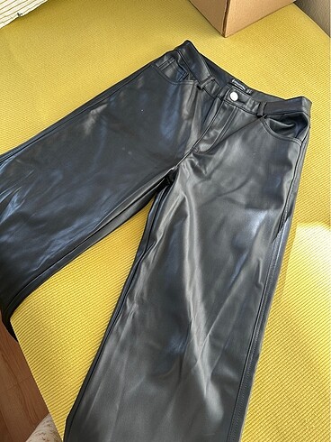 Stradivarius Deri pantolon