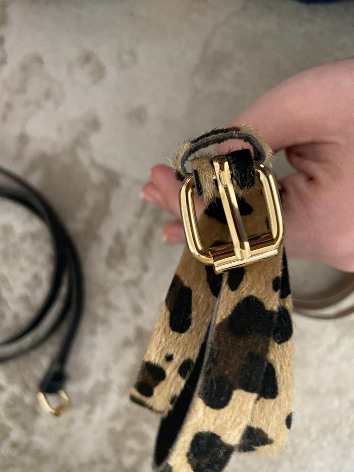 Üçlü Kadın Deri Kemer - Minimalist ve Tokalı - Görsel 4