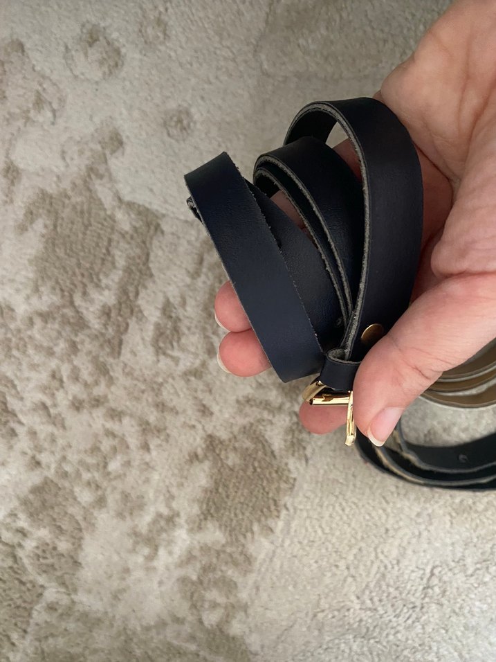 Üçlü Kadın Deri Kemer - Minimalist ve Tokalı - Görsel 5