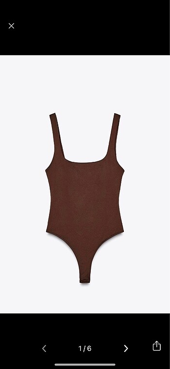 Zara askılı poliamid body