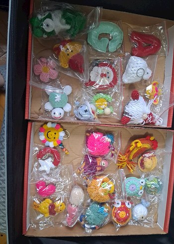 El Yapımı Bohem Anahtarlık Seti - Görsel 3