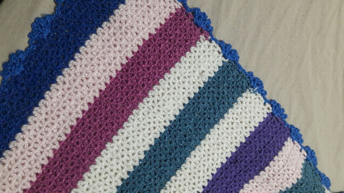 Çizgili Çok Renkli Battaniye - Görsel 5