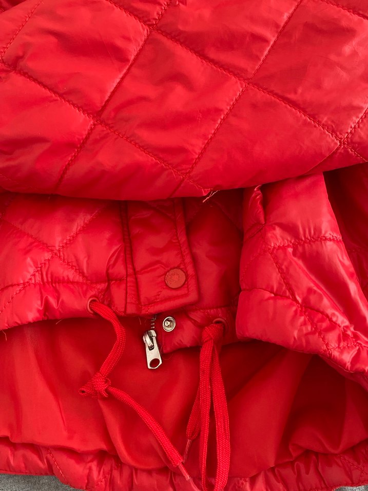 H&M kırmızı kısa mont - Görsel 5