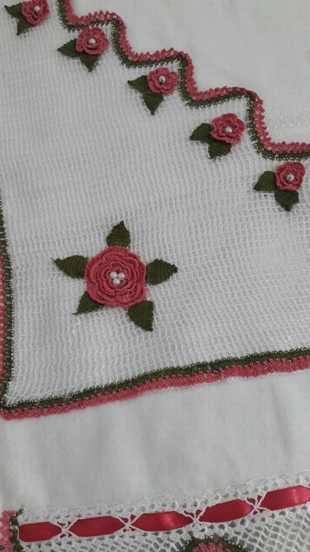 dantel havlu sifır - Görsel 5