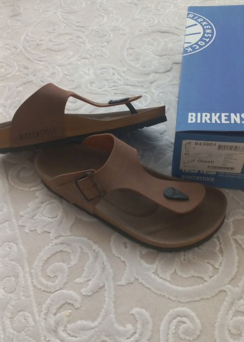 Birkenstock Kahverengi Tokalı Terlik