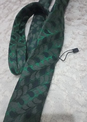 Centone Koyu Yeşil Vintage Kravat - Görsel 3