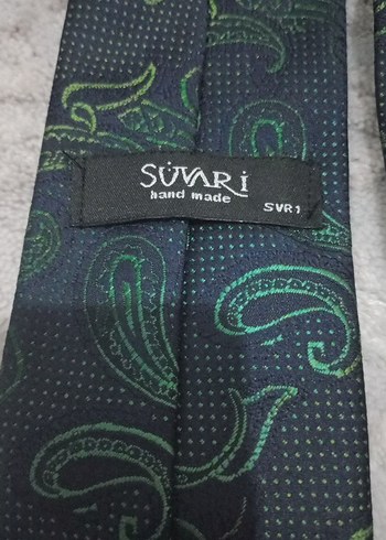 Erkek Çok Renkli Desenli Koyu Kravat - Görsel 2