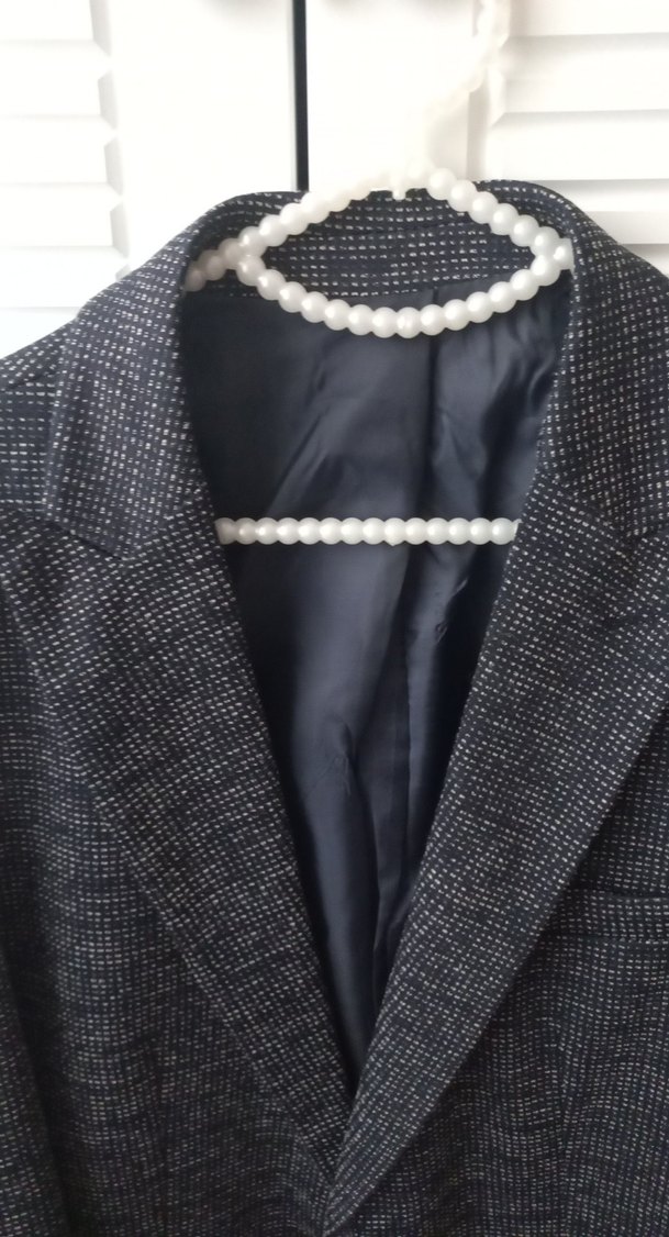 Gri Erkek Normal Kesim Düğmeli Takım Elbise Ceketi - Görsel 4