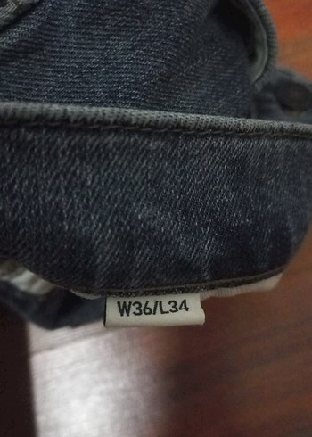 Erkek Denim Bol Kesim Kot Pantolon - Görsel 7
