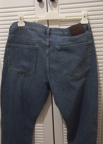 Erkek Denim Bol Kesim Kot Pantolon - Görsel 4