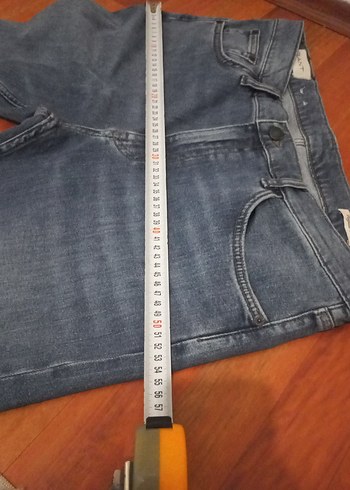 Erkek Denim Bol Kesim Kot Pantolon - Görsel 6