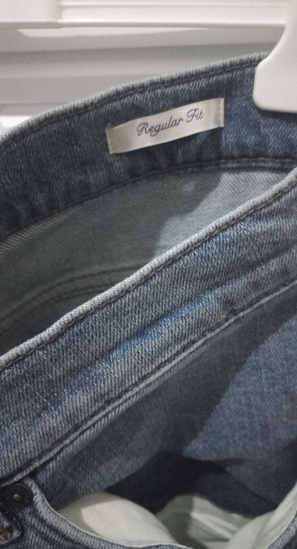 Erkek Denim Bol Kesim Kot Pantolon - Görsel 2