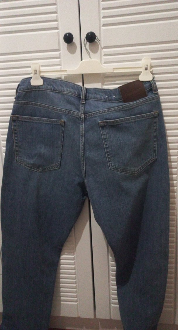 Erkek Denim Bol Kesim Kot Pantolon - Görsel 4