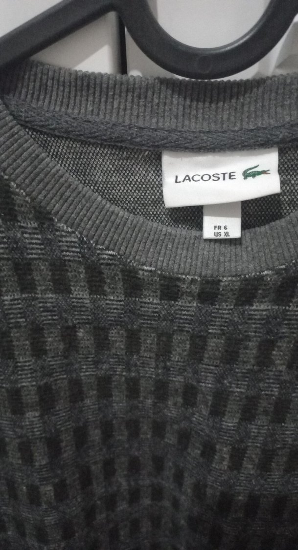 Gri Erkek Örgü Bisiklet Yaka Sweatshirt - Görsel 3