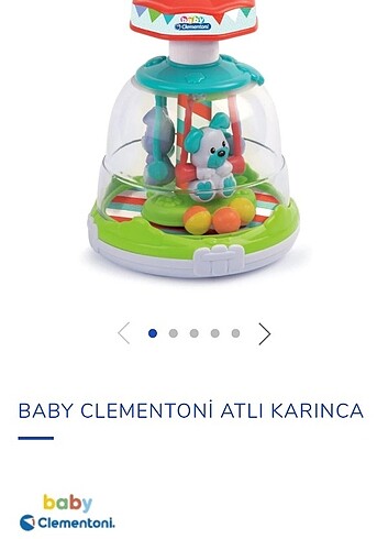 Baby Clementoni atlı karınca 