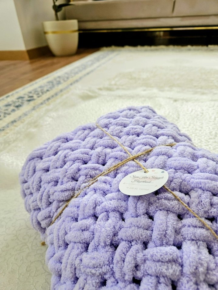 Mor Çocuk Battaniyesi(alize) - Görsel 2