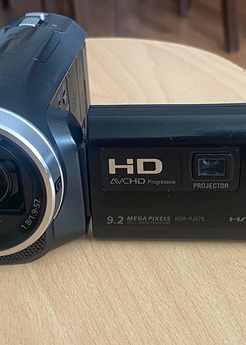 Beden Renk SONY HDR-PJ675 Video Kamera 9.2 MP Projektörlü