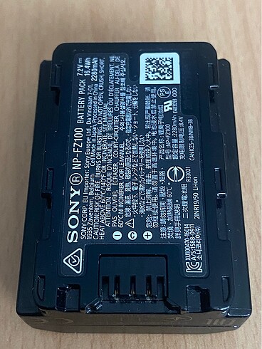 Sony SONY NP-FZ100 batarya