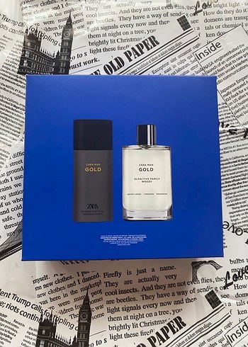 Zara Zara Man Gold Eau De Toilette 90 ml Deodorant 150 ml