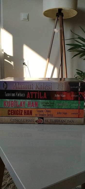 5 tane tarihi kitap / Attila, Kubilay Han, Cengiz Han, A