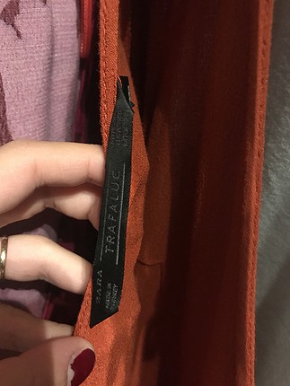 Zara Zara kiremit rengi tulum 