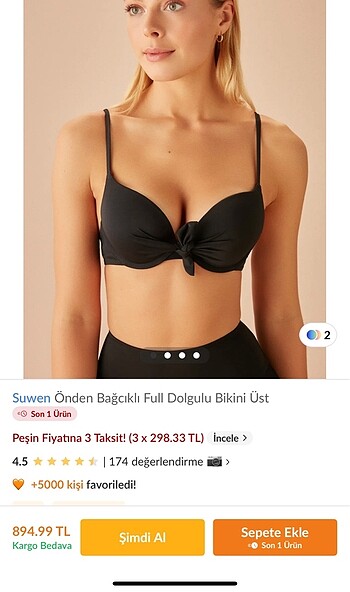 bikini üstü 85B
