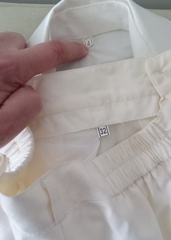 Beyaz Kısa Kollu Çocuk sünnet  Takımı - Görsel 3