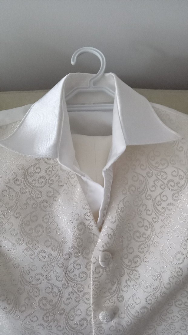 Beyaz Kısa Kollu Çocuk sünnet  Takımı - Görsel 5