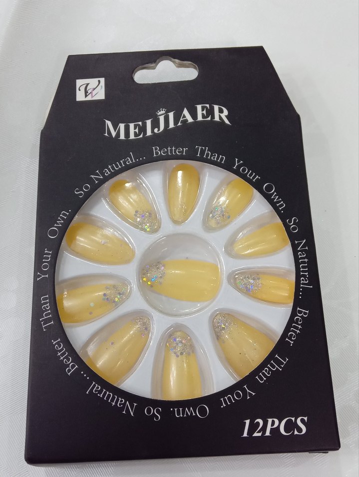 Renkli 12'li Takma Tırnak Seti MEIJIAER - Görsel 2